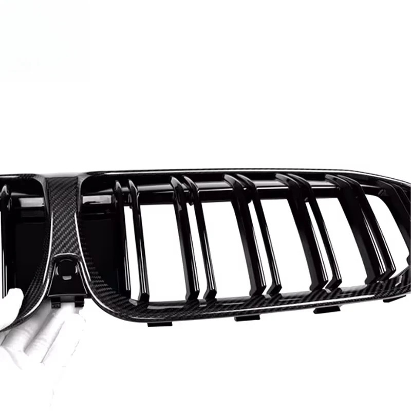For  G20 G21 G28 320 325 330 340 Carbon Fiber Mesh Grille Front Bumper Grille Automotive External Accessories